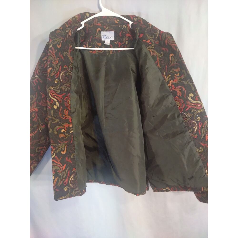 Top Shop Floral Tapestry Jacket - Picture 5 of 6